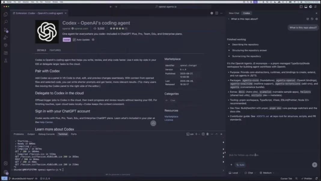 OpenAI推出GPT-5-Codex智能编程助手,重塑开发者协作体验(图1) OpenAI推出GPT-5-Codex智能编程助手,重塑开发者协作体验(图1)