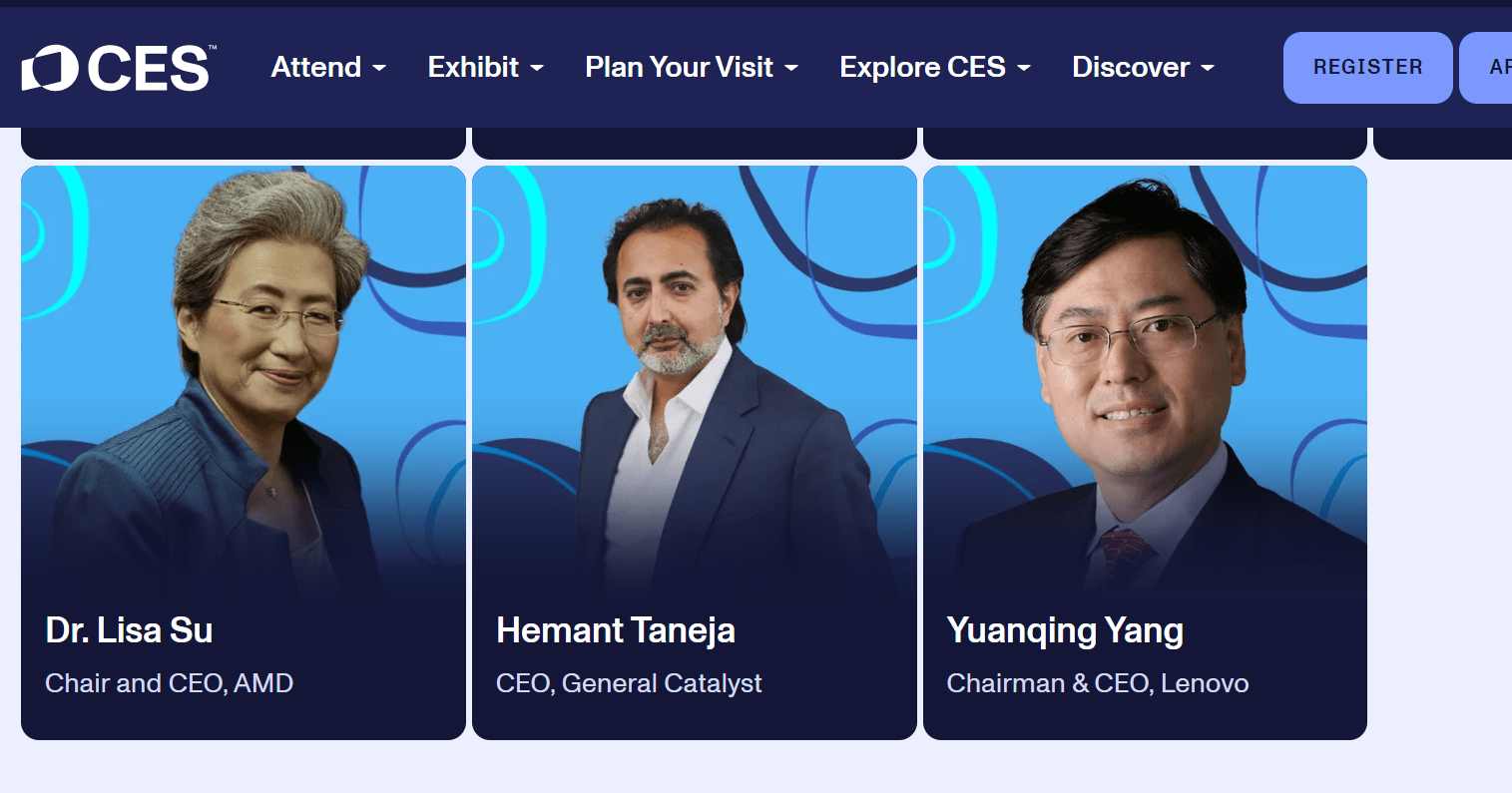 CES 2026前瞻:AI硬件革命与科技巨头对决即将开启(图2) CES 2026前瞻:AI硬件革命与科技巨头对决即将开启(图2)
