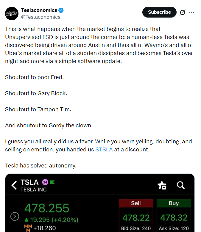 特斯拉无人驾驶测试背后真相揭秘:安全员下岗还是远程操控?(图14) 特斯拉无人驾驶测试背后真相揭秘:安全员下岗还是远程操控?(图14)