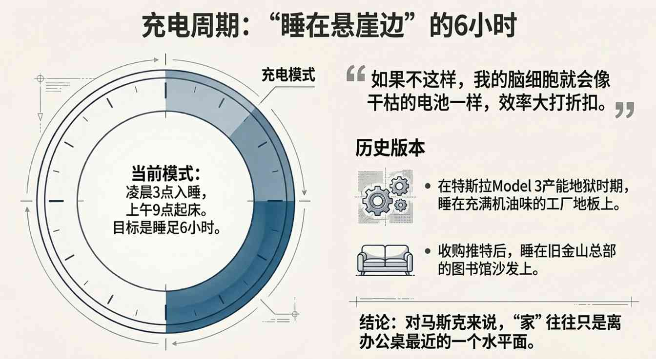 马斯克极限作息曝光:每天16小时工作制背后的疯狂日程(图2) 马斯克极限作息曝光:每天16小时工作制背后的疯狂日程(图2)