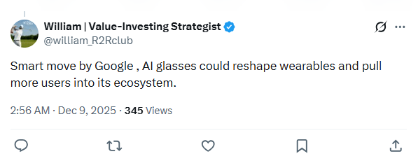 谷歌2026年推AI眼镜重塑可穿戴设备格局(图8) 谷歌2026年推AI眼镜重塑可穿戴设备格局(图8)