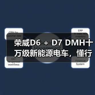 荣威D6 + D7 DMH十万级新能源电车,懂行的都认它(图4) 荣威D6 + D7 DMH十万级新能源电车,懂行的都认它(图4)