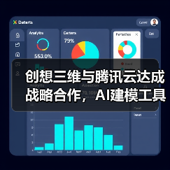 创想三维与腾讯云达成战略合作,AI建模工具再升级(图1) 创想三维与腾讯云达成战略合作,AI建模工具再升级(图1)