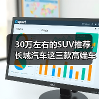 30万左右的SUV推荐,长城汽车这三款高端车型值得重点关注(图1) 30万左右的SUV推荐,长城汽车这三款高端车型值得重点关注(图1)