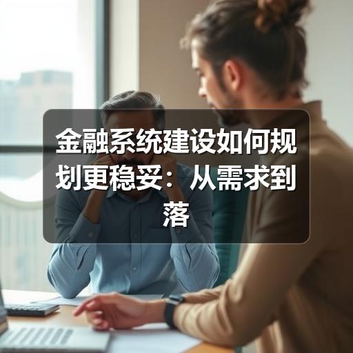 金融系统建设如何规划更稳妥:从需求到落地的关键要点(图3) 金融系统建设如何规划更稳妥:从需求到落地的关键要点