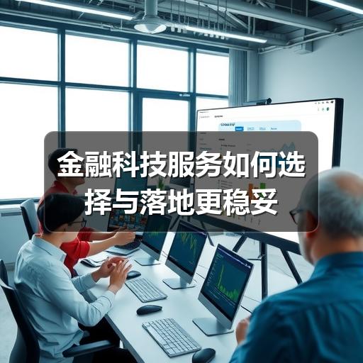 金融科技服务如何选择与落地更稳妥