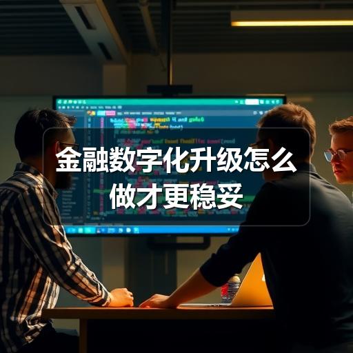 金融数字化升级怎么做才更稳妥(图1) 金融数字化升级怎么做才更稳妥