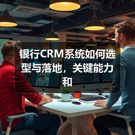 银行CRM系统如何选型与落地,关键能力和常见误区说明(图1) 银行CRM系统如何选型与落地,关键能力和常见误区说明
