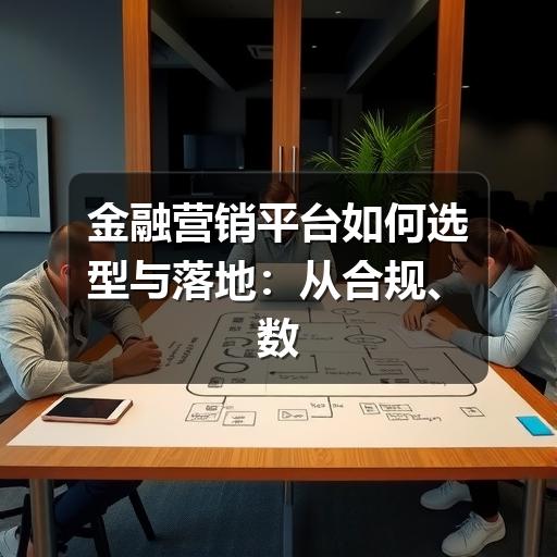 金融营销平台如何选型与落地:从合规、数据到转化的实用指南(图2) 金融营销平台如何选型与落地:从合规、数据到转化的实用指南
