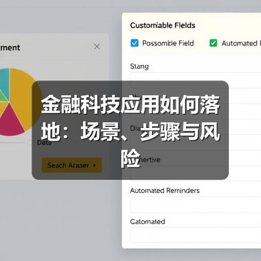 金融科技应用到底如何稳妥落地?(图1) 金融科技应用如何落地:场景、步骤与风险边界