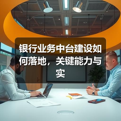 银行业务中台建设如何避免误区?(图1) 银行业务中台建设如何落地,关键能力与实施要点解析