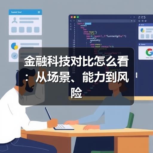 金融科技方案怎么选?对比维度+避坑指南(图1) 金融科技对比怎么看:从场景、能力到风险的实用分析