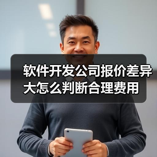 软件开发公司报价差异大怎么判断合理费用